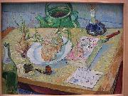 Vincent Van Gogh Still life with a plate of onions painting